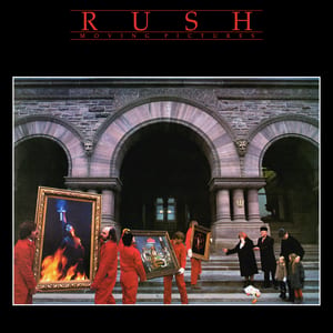Moving Pictures by Rush, album cover