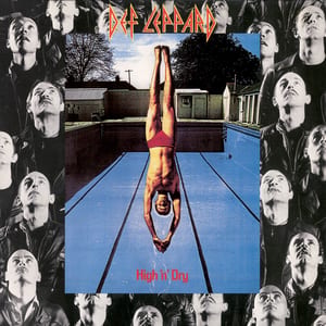 High ’n’ Dry by Def Leppard, album cover