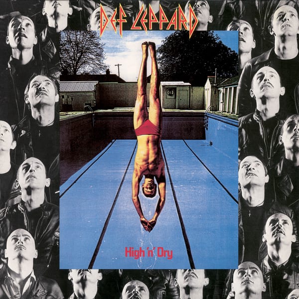 High ’n’ Dry by Def Leppard, album cover