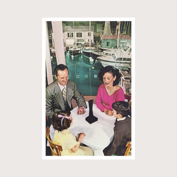 Presence by Led Zeppelin, album cover