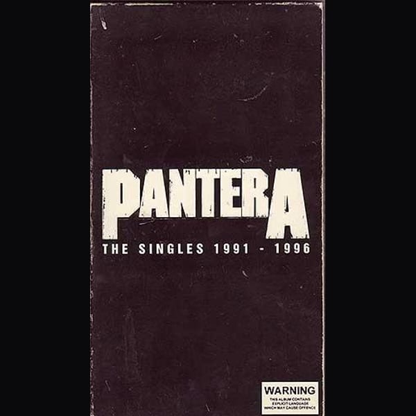 The Singles 1991-1996 by Pantera, album cover