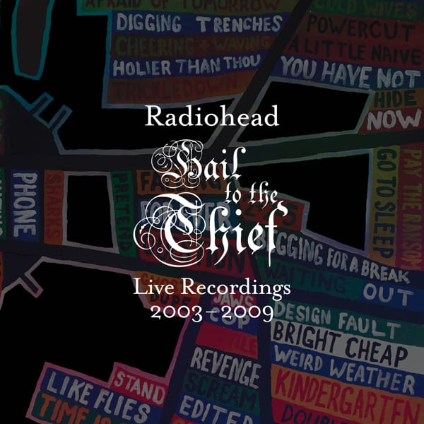 Hail to the Thief: Live Recordings 2003–2009 by Radiohead, album cover