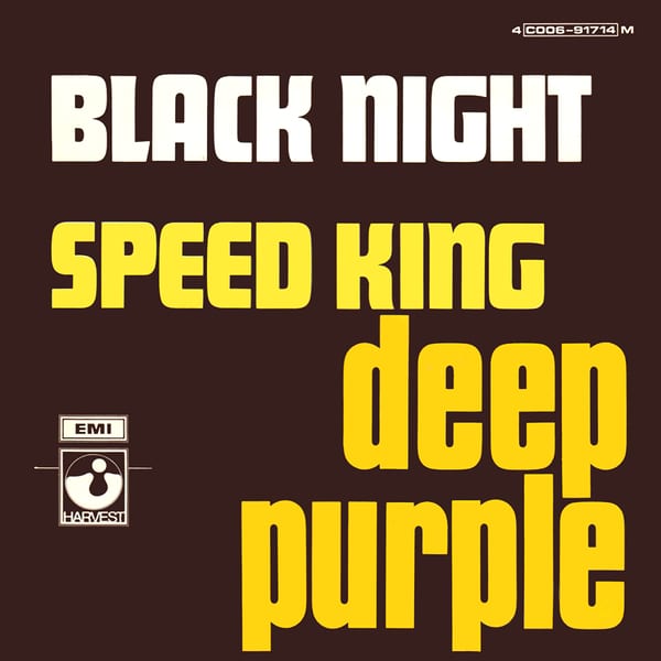 Black Night by Deep Purple, album cover