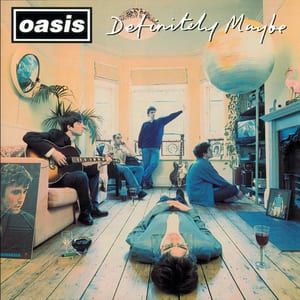 Definitely Maybe by Oasis, album cover