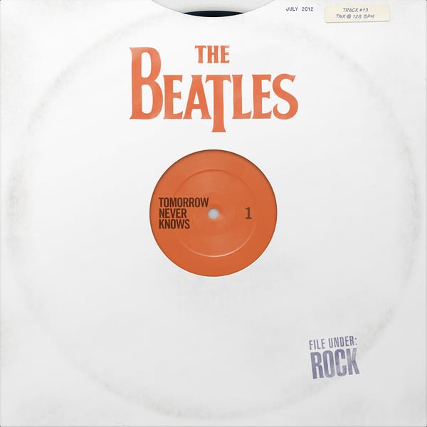 Tomorrow Never Knows by The Beatles, album cover