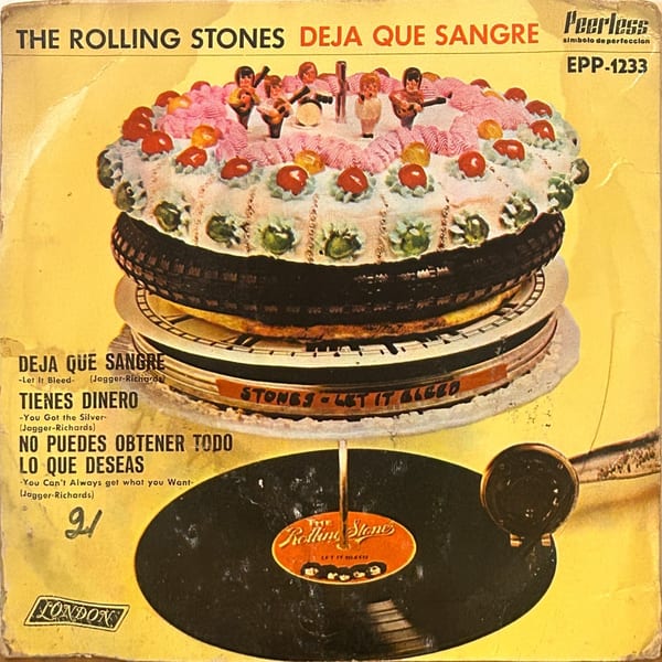 Deja que sangre by The Rolling Stones, album cover