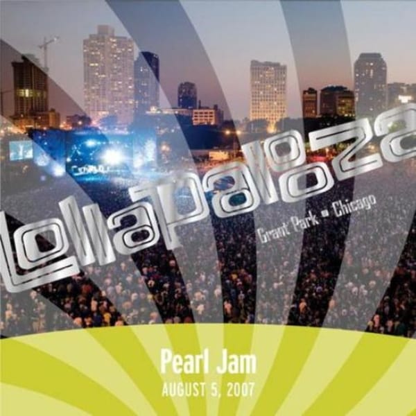 2007-08-05: Lollapalooza, Grant Park, Chicago, IL, USA by Pearl Jam, album cover