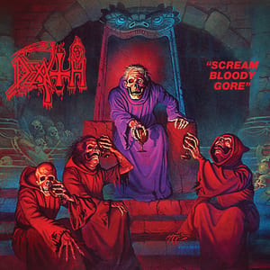 Scream Bloody Gore by Death, album cover