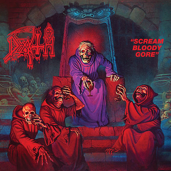 Scream Bloody Gore by Death, album cover