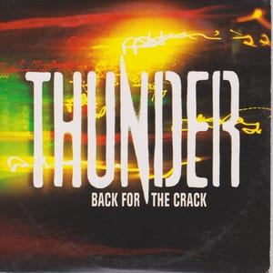 Back for the Crack by Thunder, album cover