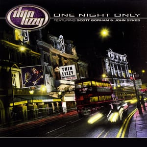 One Night Only by Thin Lizzy, album cover
