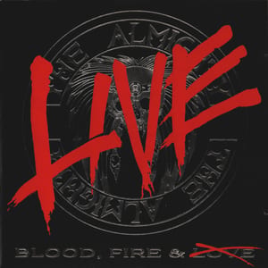 Blood, Fire & Live by The Almighty, album cover