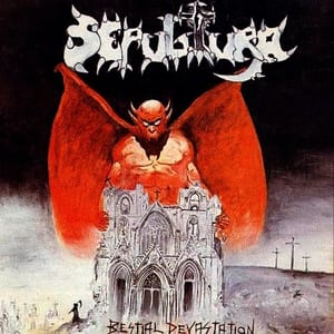 Século X.X. / Bestial Devastation by Sepultura, album cover