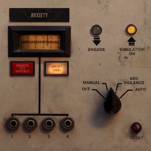 Add Violence by Nine Inch Nails, album cover