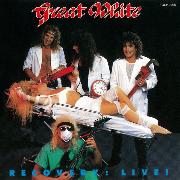 Recovery: Live! by Great White, album cover