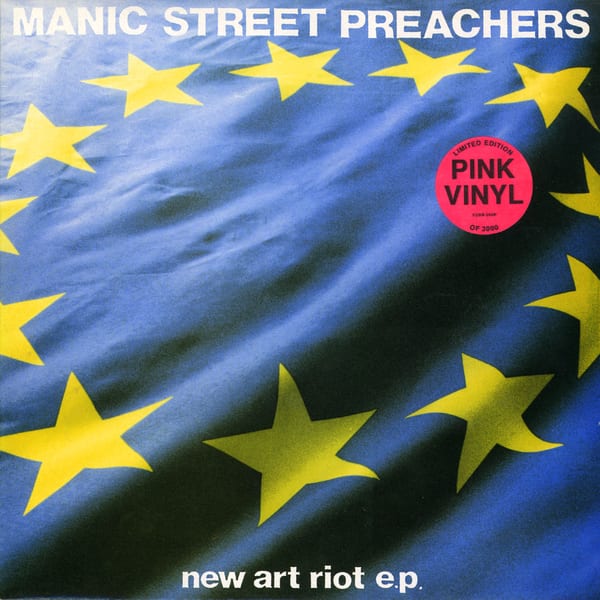 New Art Riot EP by Manic Street Preachers, album cover