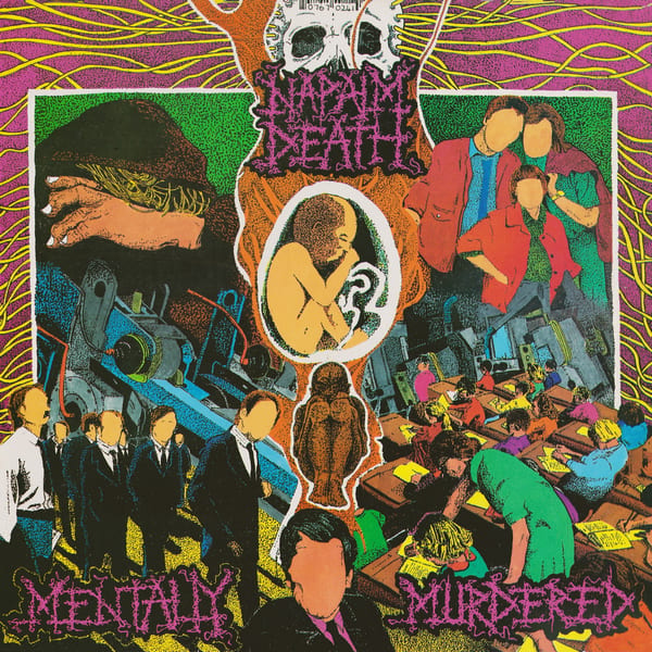 Mentally Murdered by Napalm Death, album cover