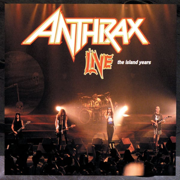 Live: The Island Years by Anthrax, album cover