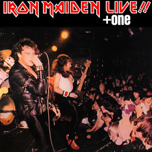 Live!! + One by Iron Maiden, album cover