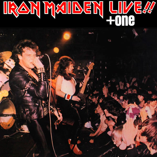 Live!! + One by Iron Maiden, album cover