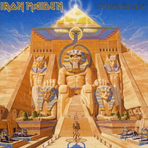 Powerslave by Iron Maiden, album cover