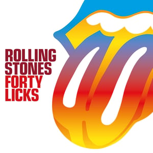 Forty Licks by The Rolling Stones, album cover
