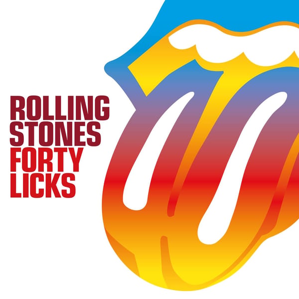 Forty Licks by The Rolling Stones, album cover