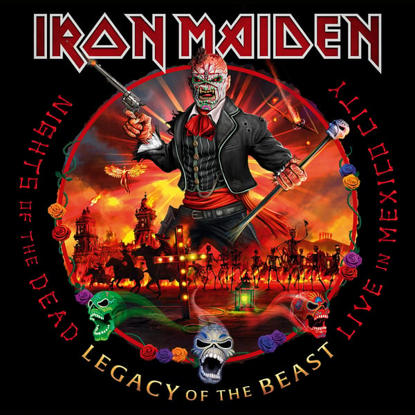 Nights of the Dead, Legacy of the Beast: Live in Mexico City by Iron Maiden, album cover