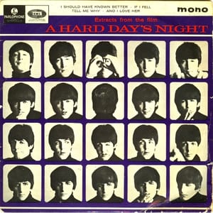 Extracts From the Film ‘A Hard Day’s Night’ by The Beatles, album cover