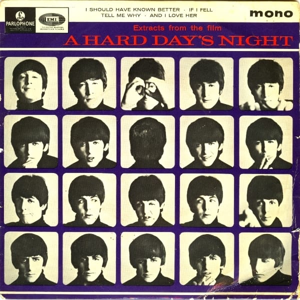 Extracts From the Film ‘A Hard Day’s Night’ by The Beatles, album cover