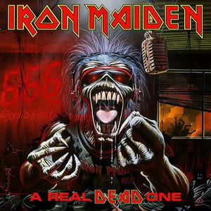 A Real Dead One by Iron Maiden, album cover