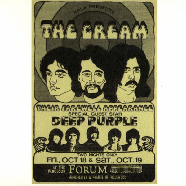 Live at Inglewood 1968 by Deep Purple, album cover