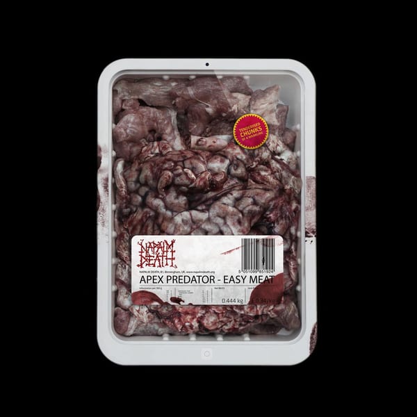 Apex Predator – Easy Meat by Napalm Death, album cover