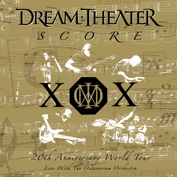 Score: 20th Anniversary World Tour by Dream Theater, album cover