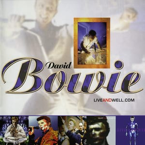 Liveandwell.com by David Bowie, album cover
