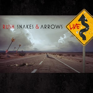 Snakes & Arrows Live by Rush, album cover