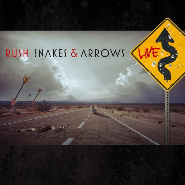 Snakes & Arrows Live by Rush, album cover