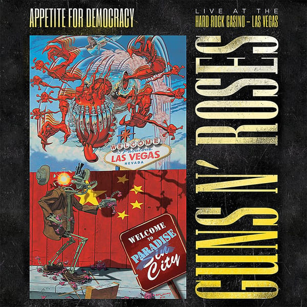Appetite for Democracy: Live at the Hard Rock Casino - Las Vegas by Guns N’ Roses, album cover