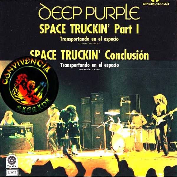 Space Truckin’ by Deep Purple, album cover