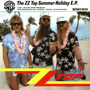 The ZZ Top Summer Holiday E.P. by ZZ Top, album cover