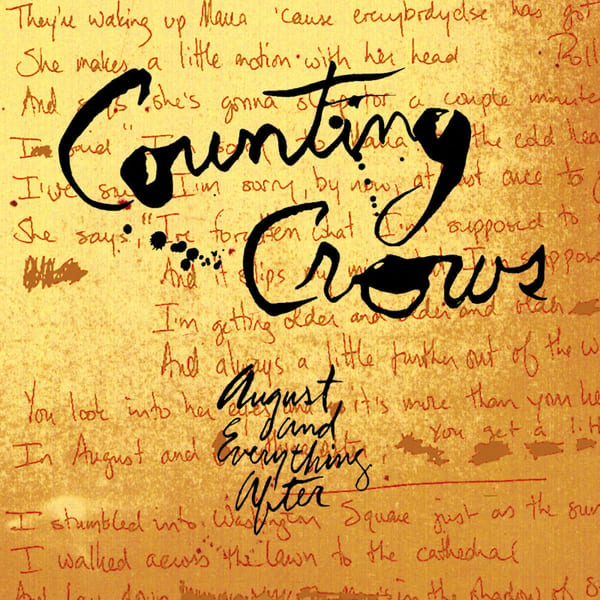 August and Everything After by Counting Crows, album cover