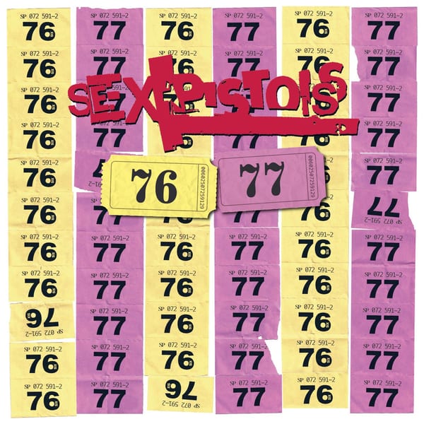 76–77 by Sex Pistols, album cover