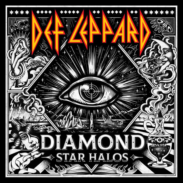 Diamond Star Halos by Def Leppard, album cover