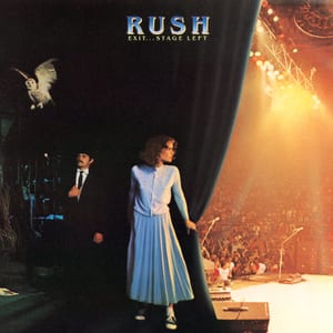 Exit… Stage Left by Rush, album cover
