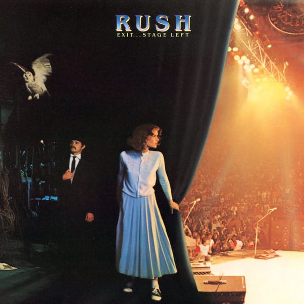 Exit… Stage Left by Rush, album cover