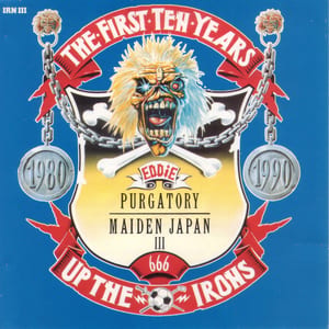 The First Ten Years by Iron Maiden, album cover