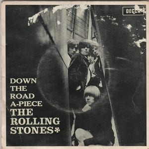 Down the Road A‐Piece by The Rolling Stones, album cover