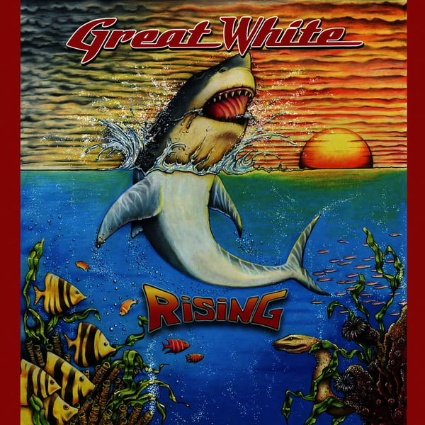 Rising by Great White, album cover