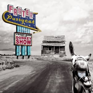 Front Row for the Donkey Show by Faster Pussycat, album cover