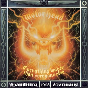 Everything Louder Than Everyone Else by Motörhead, album cover